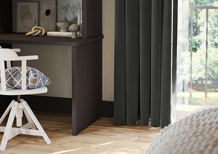 Ultra Luxe Velvet, Black - Made to Measure Curtains - Image 5